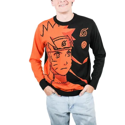 Naruto Staring Hidden Leaf Uzumaki Sweater