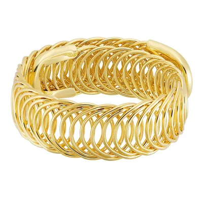 18kt Gold Plated Wrap Bracelet
