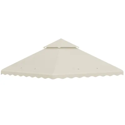 10' X 10' Gazebo Replacement Canopy Cover, 2-tier