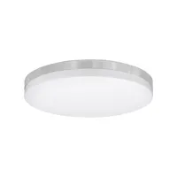 Round Ceiling Light With Integrated Leds, 15" Diameter, 3 Color Options, From The Valerio Collection