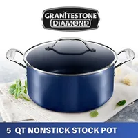 Diamond 5 Quart Non-Stick Stock Pot
