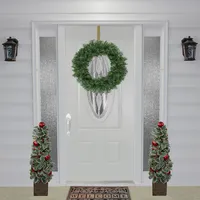 Canadian Pine Artificial Christmas Wreath, 18-inch, Unlit