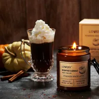 Pumpkin Spice Latte Candle Gift Set, 9oz Home Soy Aromatherapy Candles