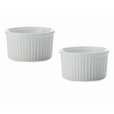 Set Of 6 Ramekins White Basics