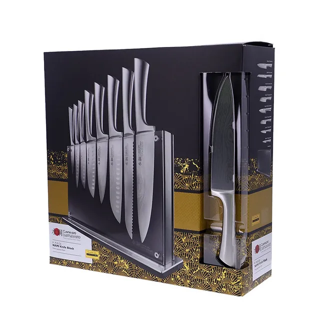 Cuisine::pro Daisho Nara 6-Piece Knife Block Set - Brass
