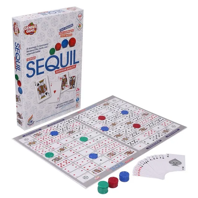 Sequil Game An Exciting Game Of Logic & Strategy Board Game