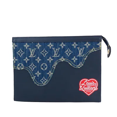 Louis Vuitton x Nigo Voyage mm Clutch Bag - Blue