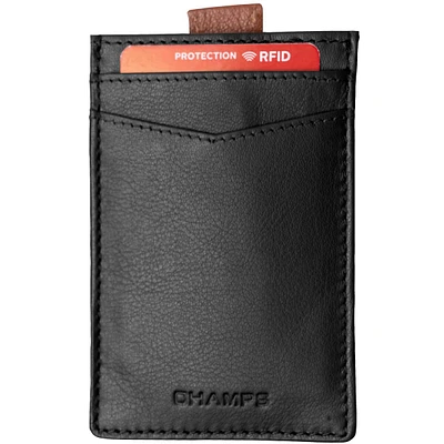 Minimalist Leather Rfid Smart Tap Wallet