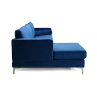 Luna 100% Polyester L Shape Sofa