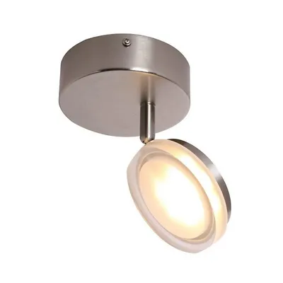 1 Head Ceiling Light With Integrated Led, 5.90 '' Width, From Anita Collection, Nickel