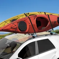 Goplus J-bar Kayak Roof Rack Folding Universal Kayak Rack For Canoe Surfboard