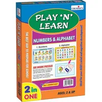 Creative's Play ‘n’ Learn - Numbers And Alphabet, Multi Color