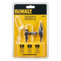 Dewalt Stealth Surveillance Earpiece Headset Microphone - Works with DXFRS Range Of 2 Way Radios, Walkie Talkies | with Push to Talk (PTT) and Voice Operated Switch (VOX) Button