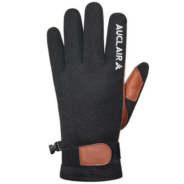 Ribbed cuff smooth leather gloves, Club Rochelier, Mens Suede & Leather  Gloves & Mittens