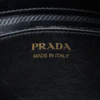 Prada Red Soft Calf-Trimmed Saffiano Esplanade