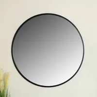 Round Mirror Black