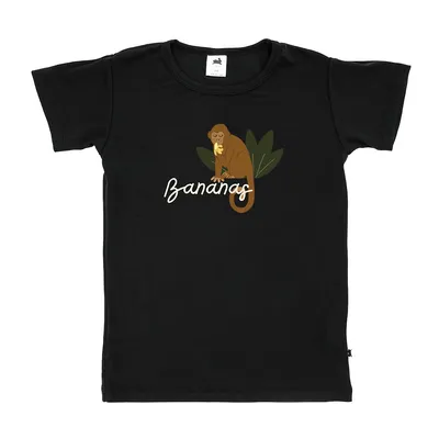 Monkey' Slim-fit T-shirt | Black