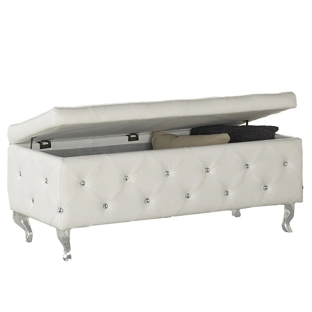 Monique Rectangular Storage Ottoman