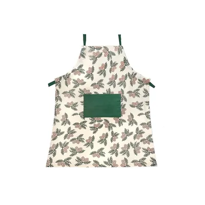 Cotton Apron (pinecone)-set Of 2