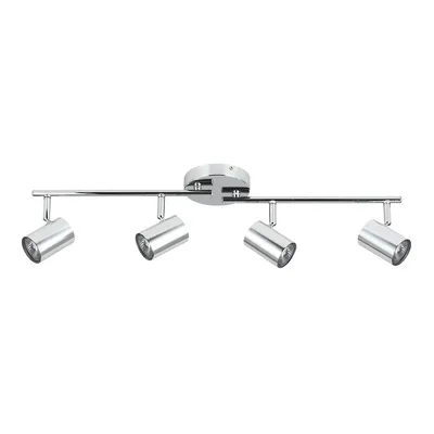 4 Heads Ceiling Light, 24.64 '' Width, From The Westminster Collection, Chrome