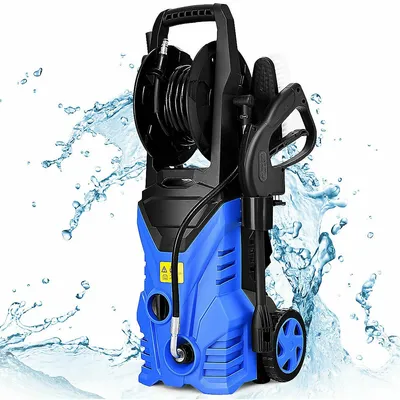 2030psi Electric Pressure Washer Cleaner 1.7 Gpm 1800w W/ Hose Reel