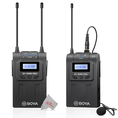 By-wm8 Pro-k1 Uhf Dual-channel Wireless Microphone System With One Receiver And One Transmitter
