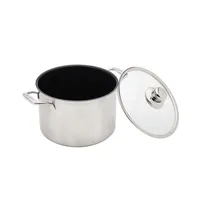 7.9 Qt 9.5 Inch (7.5l 24cm) Nonstick Clad Stainless Steel Induction Dutch Oven With Lid