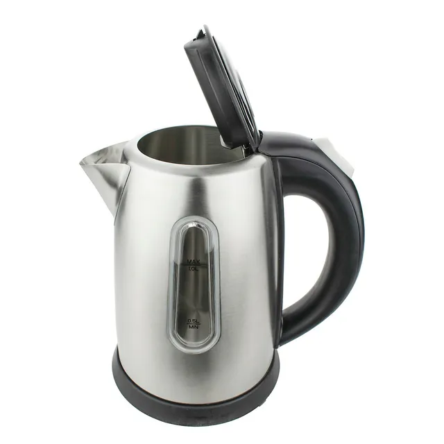 Brentwood KT-1900BK: 1.7L Cordless Glass Electric Kettle - Black