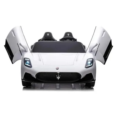 Licensed 24v Maserati Mc20 Car For Kids W/ Rc, Rubber Wheels, Music Input, Leather Seats, 105-w Brushless Motor