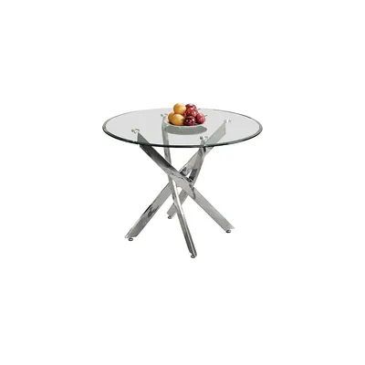 Round Glass 4 Person Table