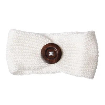Knitted Buttoned Headband