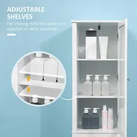 Bathroom Cabinet With 2 Adjustable Shelves