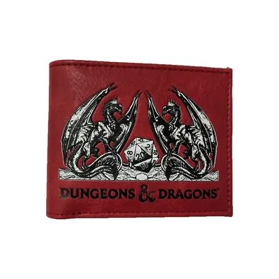 Dungeons & Dragons Embossed Logo Faux Leather Wallet