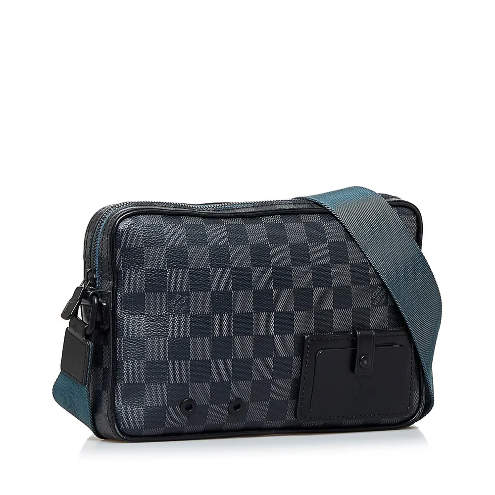 Pre owned Louis Vuitton men bag Damier sacoche