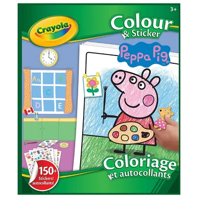 Color & Sticker Book Peppa Pig