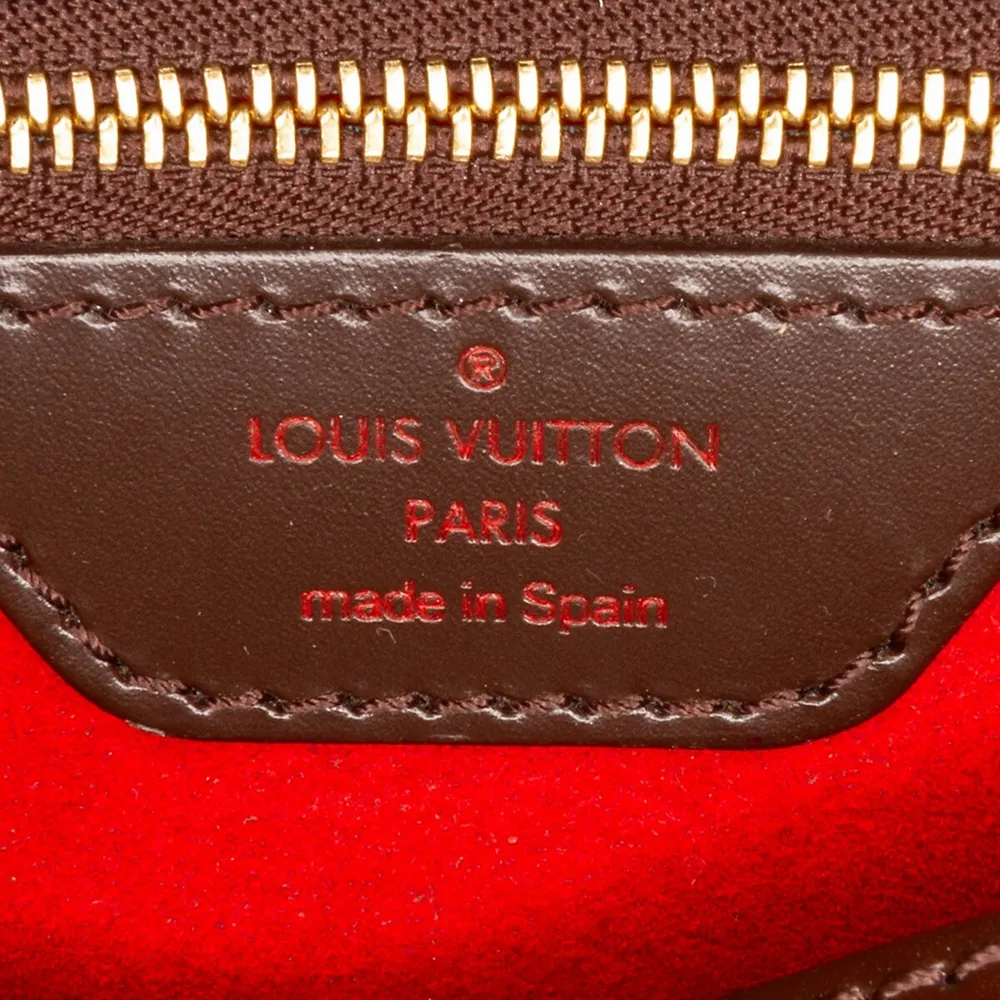 Pre-Owned Louis Vuitton Hampstead Damier Ebene GM Tote Bag 