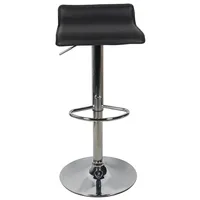 2 Pack Height Adjustable Barstools, Mordern Swivel PVC Counter Bar Stool Pub Chair
