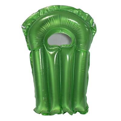 30-inch Inflatable Transparent With Metallic Silver Surf Rider Pool Float