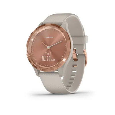 vivomove® 3S, Stainless Steel Bezel and Silicone Band