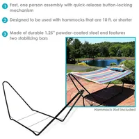 Portable Steel Hammock Stand - 1 -foot