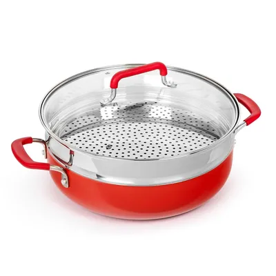 Everyday Stir Fry Pan With Steamer Basket And Lid