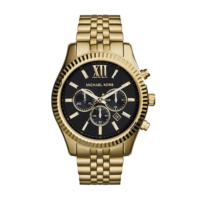 Men's Lexington Chronograph, Gold-tone Stainless Steel Watch