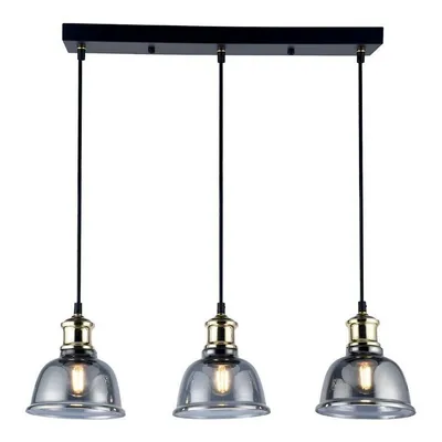 Pendant Light, 23.6 '' Width, From The Florence Collection, Black