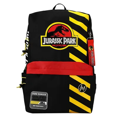 Jurassic Park Logo Park Ranger Themed 16" Backpack