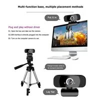 Full 1080P HD USB Webcam for PC Desktop & Laptop Web Camera with Microphone/FHD