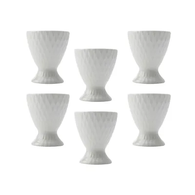 Set Of 6 Egg Cups Diamond