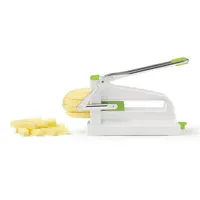 French Fries Cutter With 25 Compartments Removable Blade, Suction Cup Base