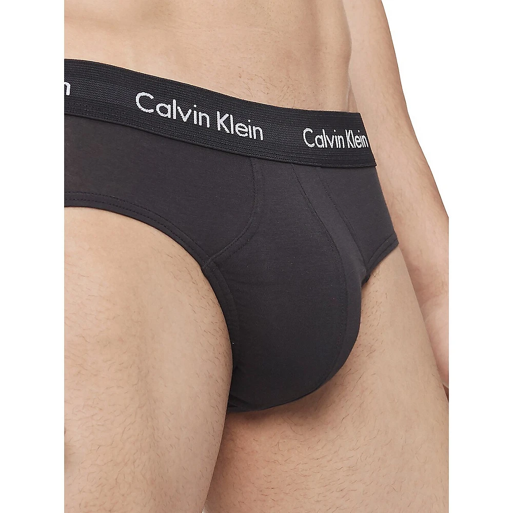 3-Pack Cotton Stretch Hip Briefs