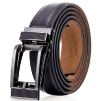 Trimmed Linxx Men's Rachet Belt With Open Leather Buckle