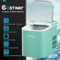 Portable Ice Maker Machine Countertop 26lbs/24h Lcd Display W/ Scoop